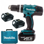 MAKITA DHP453RFE3 Masina de gaurit cu percutie cu 3 acumulatori Li-Ion, 18V, 3Ah, 42Nm