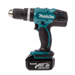 MAKITA DHP453Z + BL1830B Masina de gaurit cu percutie cu 1 acumulator Li-Ion, 18V, 3Ah, 42Nm (Fara incarcator!)