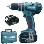 MAKITA DHP456RFE Masina de gaurit cu percutie cu 2 acumulatori Li-Ion, 18V, 3Ah, 50Nm