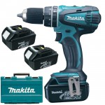 MAKITA DHP456RFE3 Masina de gaurit cu percutie cu 3 acumulatori Li-Ion, 18V, 3Ah, 50Nm