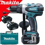 MAKITA DHP458RFE3 Masina de gaurit cu percutie cu 3 acumulatori Li-Ion, 18V, 3Ah, 91Nm