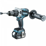 MAKITA DHP481Z + BL1830B Masina de gaurit cu percutie brushless, Li-Ion, cu 1 acumulator Li-Ion, 18V, 3Ah, 115Nm