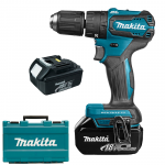 MAKITA DHP483RFE Masina de gaurit cu percutie brushless cu 2 acumulatori Li-Ion, 18V, 3Ah, 40Nm