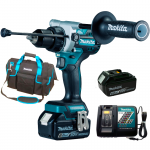 MAKITA DHP486RR1 Masina de gaurit cu percutie brushless, cu 2 acumulatori Li-Ion, 18V, 6Ah, 130Nm + Geanta textil