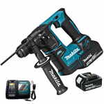 MAKITA DHR171Z + 2xBL1830B + DC18RC Ciocan rotopercutor brushless, cu 2 acumulatori Li-Ion, 18V, 3Ah, 1.2J + Incarcator rapid