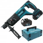 MAKITA DHR241RFJ Ciocan rotopercutor cu 2 acumulatori Li-Ion, 18V, 3Ah, 2J