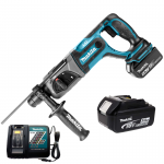 MAKITA DHR241Z Ciocan rotopercutor, cu 2 acumulatori Li-Ion, 18V, 5Ah, 2J + Incarcator