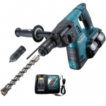 MAKITA DHR264Z + 2xBL1850B + DC18RC Ciocan rotopercutor Li-Ion, 2x18V cu 2 acumulatori 5Ah, 2.5J + Incarcator rapid