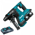 MAKITA DHR280Z Ciocan rotopercutor brushless, Li-Ion, 2x18V, 2.8J (SOLO) +  Kit 2 acumulatori Li-Ion, 18V LXT, 5Ah si incarcator 2 porturi (BL1850Bx2 + DC18RD)