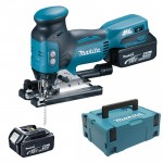 MAKITA DJV181RMJ Ferastrau pentru decupat brushless, cu 2 acumulatori Li-Ion, 18V, 4Ah