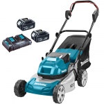 MAKITA DLM460PT2 Masina de tuns iarba brushless cu 2 aumulatori Li-Ion, 2x18V, 5Ah, latime 46 cm + Incarcator