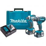 MAKITA DLX2127X Kit 2 scule 18V (DDF482Z + DTD152Z) cu 2 acumulatori Li-Ion LXT, de 3Ah + Valiza