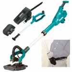 MAKITA DSL800ZU Slefuitor pentru pereti wireless, Li-Ion, 18V, fara acumulator in set (SOLO) +  Suport maner cu extensie 800 mm