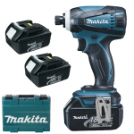 MAKITA DTD146RFE3 Masina de insurubat cu impact cu 3 acumulatori Li-Ion, 18V, 3Ah, 160Nm