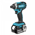 MAKITA DTD152Z + BL1850B Masina de insurubat cu impact cu 1 acumulator  Li-Ion, 18V, 5Ah, 166Nm (Fara incarcator!)