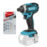 MAKITA DTD152Z Masina de insurubat cu impact Li-Ion 18V, 166Nm, fara acumulator in set (SOLO) +  Set chei E-FORM (MZ) pentru tija filetata de 6, 8, 10 mm