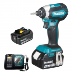 MAKITA DTD153Z + 2xBL1850B + DC18RC Masina de insurubat cu impact brushless cu 2 acumulatorI Li-Ion, 18V LXT, 5Ah, 170Nm + Incarcator