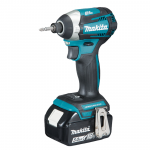 MAKITA DTD154Z + BL1850B Masina de insurubat cu impact brushless cu 1 acumulator Li-Ion, 18V LXT, 5Ah, 175Nm (Fara incarcator!)