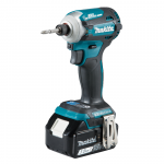 MAKITA DTD171Z + BL1830B Masina de insurubat cu impact brushless cu 1 acumulator Li-Ion, 18V, 3Ah, 180Nm