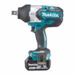 MAKITA DTW1001Z + BL1850B Masina de insurubat cu impact brushless cu 1 acumulator Li-Ion, 18V, 5Ah, 1050Nm (Fara incarcator!)