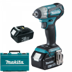 MAKITA DTW180RFE Masina de insurubat cu impact brushless, cu 2 acumulatori Li-Ion, 18V, 3Ah, 180Nm