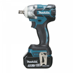 MAKITA DTW285Z + BL1850B Masina de insurubat cu impact brushless cu 1 acumulator Li-Ion, 18V, 5Ah, 280Nm (Fara incarcator!)