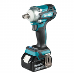 MAKITA DTW301Z + BL1860B Masina de insurubat cu impact brushless, Li-Ion, cu 1 acumulator Li-Ion, 18V, 6Ah, 330Nm (Fara incarcator!) (Fara ambalaj original!)