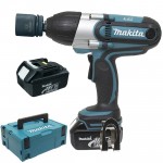 MAKITA DTW450RFJ Masina de insurubat cu impact cu 2 acumulatori Li-Ion, 18V, 3Ah, 440Nm