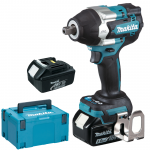 MAKITA DTW701RTJ Masina de insurubat cu impact brushless, cu 2 acumulatori Li-Ion, 18V, 5Ah, 700Nm