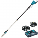 MAKITA DUA301PG2 Ferastrau cu lant brushless cu emondor 3.8 m, Li-Ion, 2x18V, 6Ah, lama 30 cm, pas 3/8