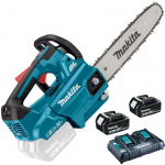 MAKITA DUC306Z26D Ferastrau cu lant brushless cu 2 acumulatori, Li-Ion, 6Ah, 2x18V, lama 30 cm, grosime lant 1.1 mm, pas 3/8