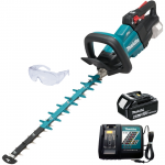 MAKITA DUH501Z16C Masina de tuns gard viu brushless cu 1 acumulator, Li-Ion, 18V LXT, 6Ah, lama 500 mm, distanta dinte 35 mm, grosime creanga 23.5 mm + Incarcator