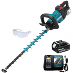 MAKITA DUH601Z16C Masina de tuns gard viu brushless cu 1 acumulator, Li-Ion, 18V LXT, 6Ah, lama 600 mm, distanta dinte 35 mm, grosime creanga 23.5 mm + Incarcator