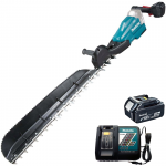 MAKITA DUH754SZ15C Masina de tuns gard viu brushless cu 1 acumulator, Li-Ion, 18V LXT, 5Ah, lama 750 mm, distanta dinte 35 mm, grosime creanga 23.5 mm + Incarcator