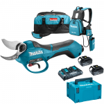 MAKITA DUP362Z26DJ Foarfeca pentru vie si pomi cu 2 acumulatori Li-Ion, 2x18V LXT, 6Ah, 250Nm + Incarcator + Makpac