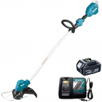 MAKITA DUR189Z15C Trimmer de gazon brushless cu 1 acumulator Li-Ion, 18V LXT, 5Ah, diametru de tundere 30 cm + Incarcator