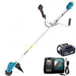 MAKITA DUR190U15C Trimmer de gazon brushless cu 1 acumulator Li-Ion, 18V LXT, 5Ah, diametru de tundere 30 cm + Incarcator