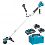 MAKITA DUR368AZ26D Coasa brushless cu 2 acumulatorr Li-Ion, 2x18V LXT, 6Ah, diametru de tundere 35 cm + Incarcator + Makpac