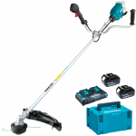 MAKITA DUR369AZ26D Coasa brushless cu 2 acumulatorr Li-Ion, 2x18V LXT, 6Ah, diametru de tundere 43 cm + Incarcator + Makpac