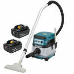 MAKITA DVC862LRT2 Aspirator HIBRID brushless, cu 2 acumulatori Li-Ion 2x18V