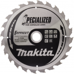 MAKITA  Disc circular lemn 260x30xT24, pentru circulare cu acu