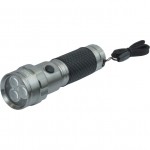 CROMWELL  Lanterna de aluminiu cu LED si maner de cauciuc moale 3 LED ALU SOFT GRIP TORCH REQUIRES (3xAAA) BATTS