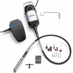 DREMEL FORTIFLEX 9100-21 Unealta de precizie cu pedala 300W