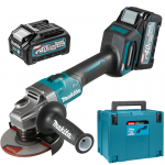 MAKITA GA008GM201 Polizor unghiular brushless, cu 2 acumulatori Li-Ion, 40V XGT, 4Ah