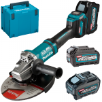 MAKITA GA038GT201 Polizor unghiular brushless, diametru disc 230 mm, cu 2 acumulatori Li-Ion, 40V XGT, 5Ah + Makpac + BL4025 Acumulator  LI-Ion, 40V XGT, 2.5Ah