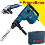 BOSCH GBH 11 DE Ciocan rotopercutor SDS-max 1500 W, 14.2 J + GWS 7-125 Polizor unghiular