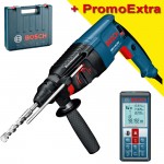 BOSCH GBH 2-26 DRE Ciocan rotopercutor SDS-plus 800 W, 2.7 J + GLM 100 C Telemetru cu laser (100 m)