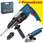 BOSCH GBH 2-28 DFV Ciocan rotopercutor SDS-plus 850 W, 3.2 J + GWS 1000 Polizor unghiular