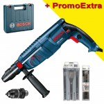 BOSCH GBH 2600 Ciocan rotopercutor SDS-plus 720 W, 2.7 J + Set 3 dalti + Set 3 burghie