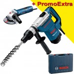 BOSCH GBH 5-38 D Ciocan rotopercutor SDS-max 1050 W, 5.9 J + GWS 7-115 E Polizor unghiular